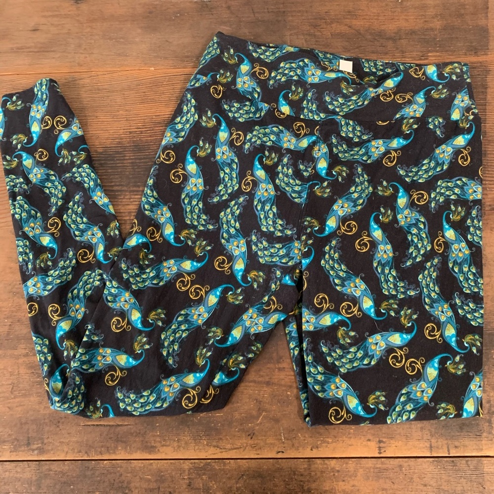 Lularoe Peacock Leggings